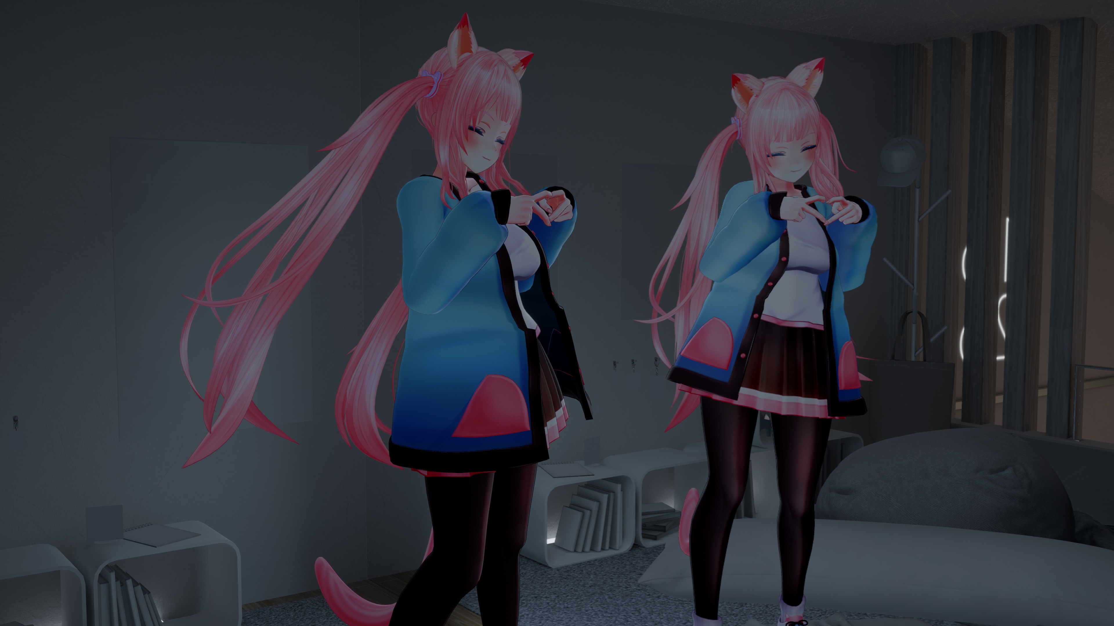 Rona 3D Model - VRChat Avatar 3D model_10