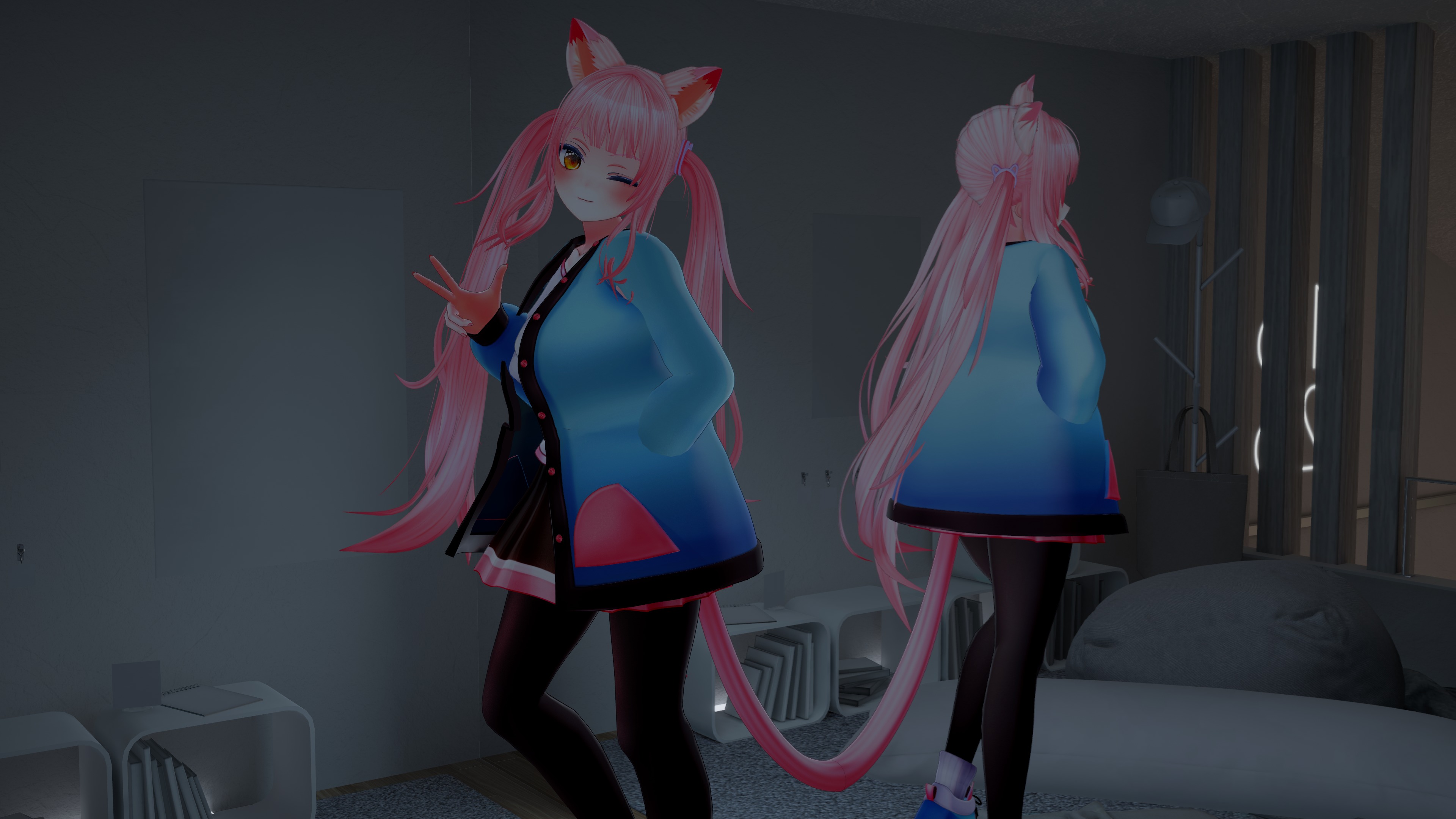 Rona 3D Model - VRChat Avatar 3D model_18