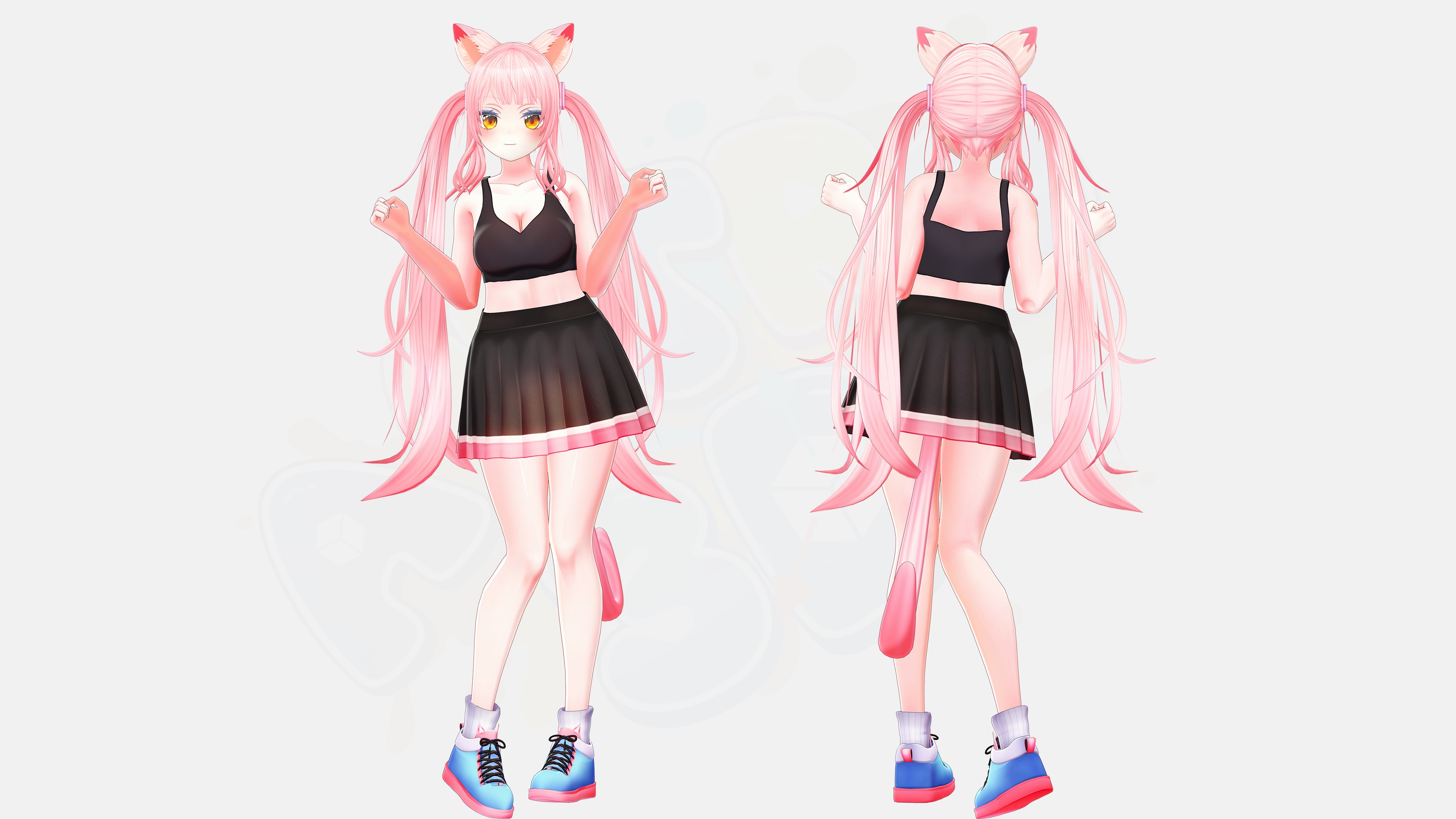 Rona 3D Model - VRChat Avatar 3D model_6