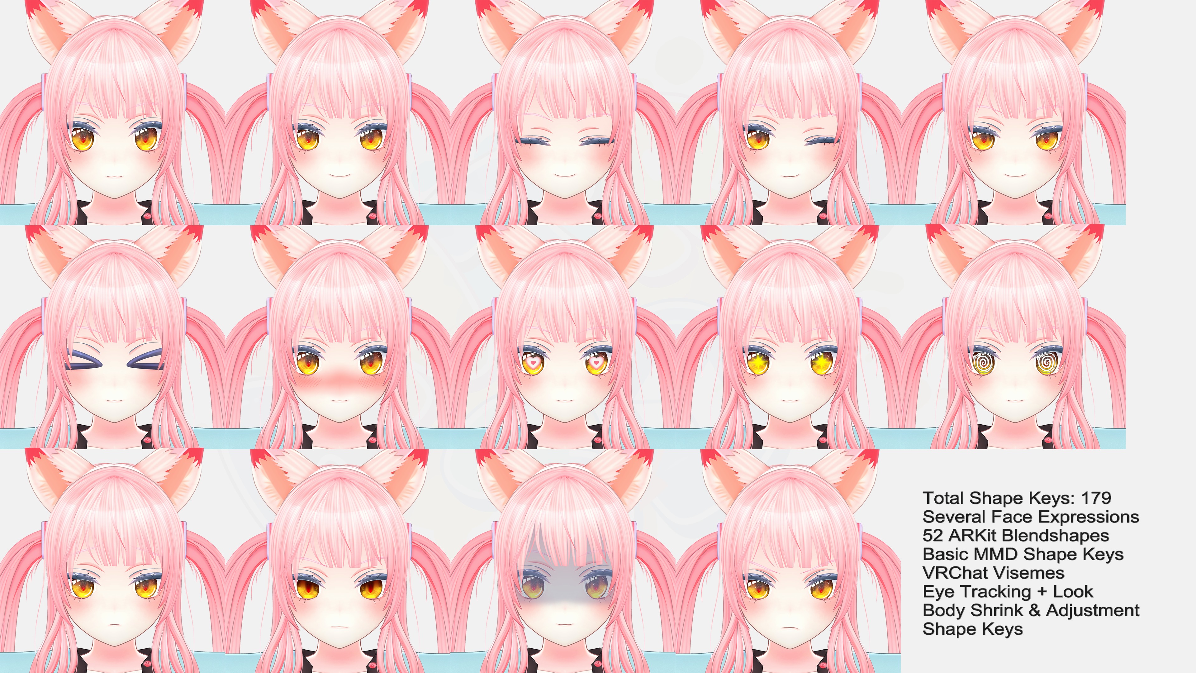 Rona 3D Model - VRChat Avatar 3D model_5