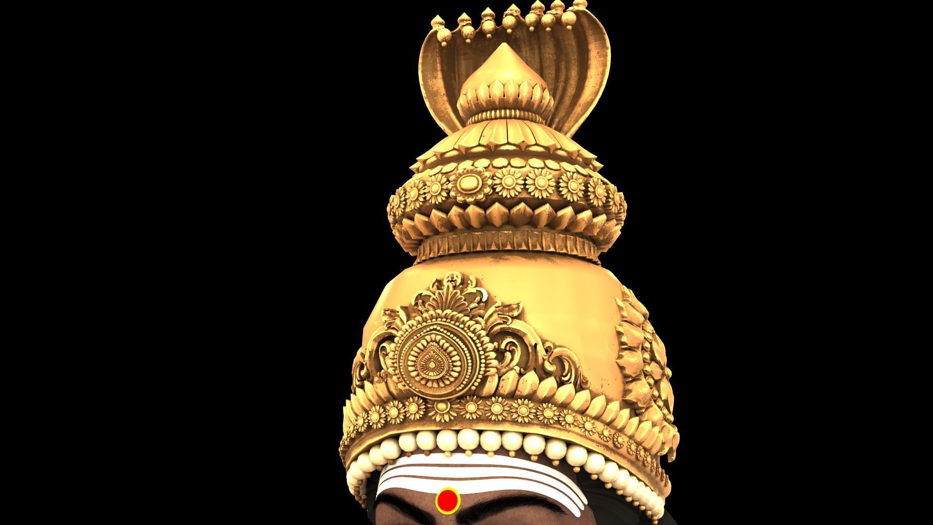 Ravana t pose 3D model_7