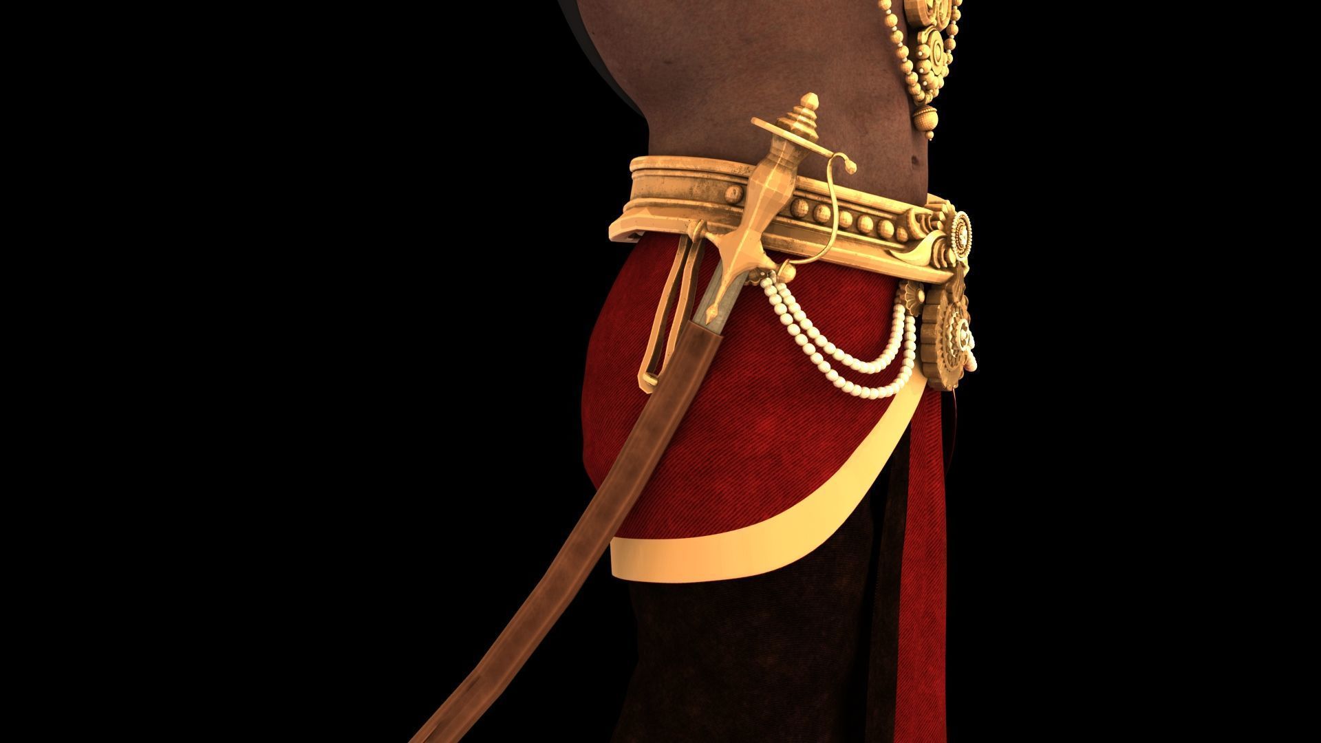 Ravana t pose 3D model_8