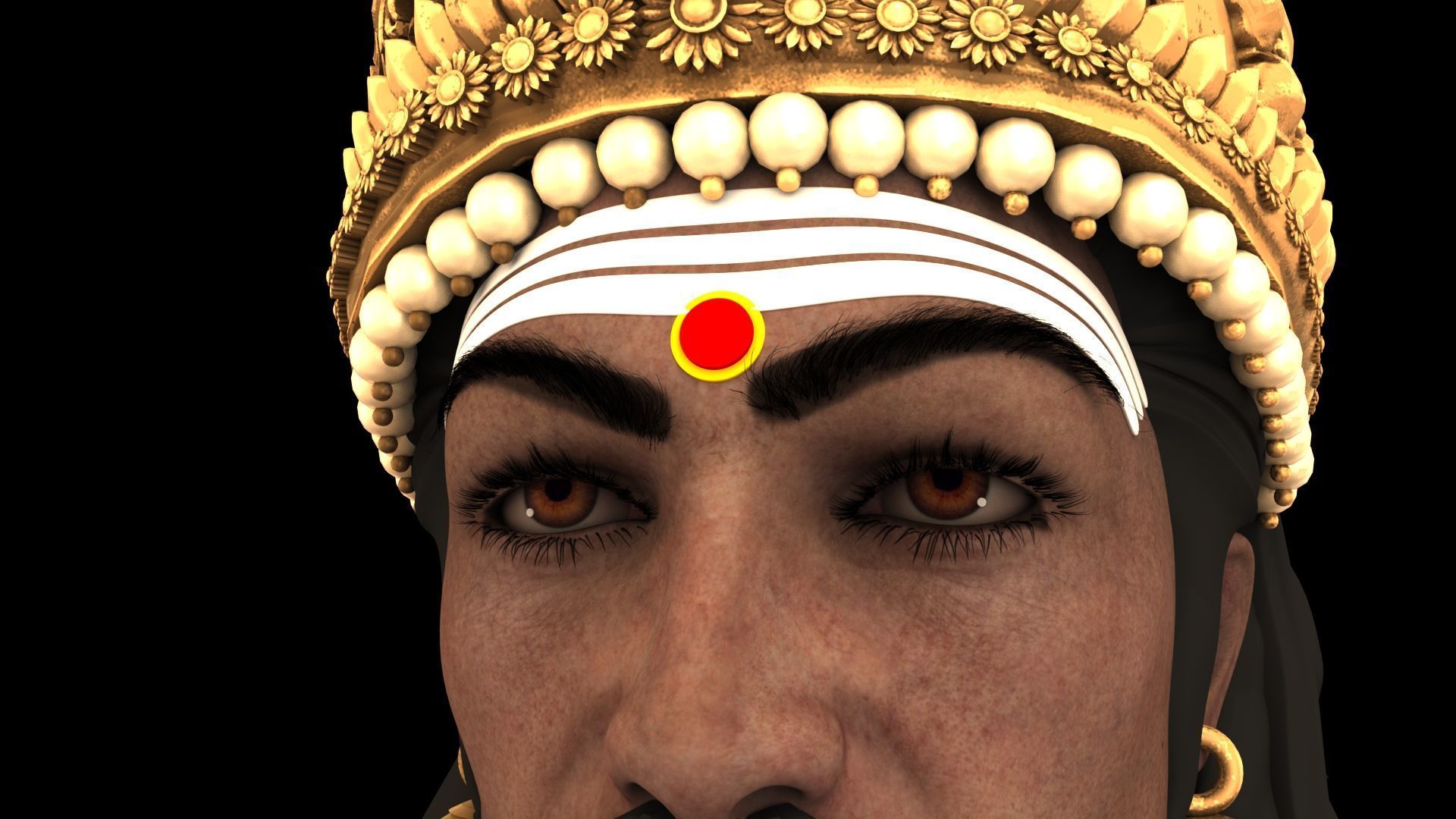 Ravana t pose 3D model_11