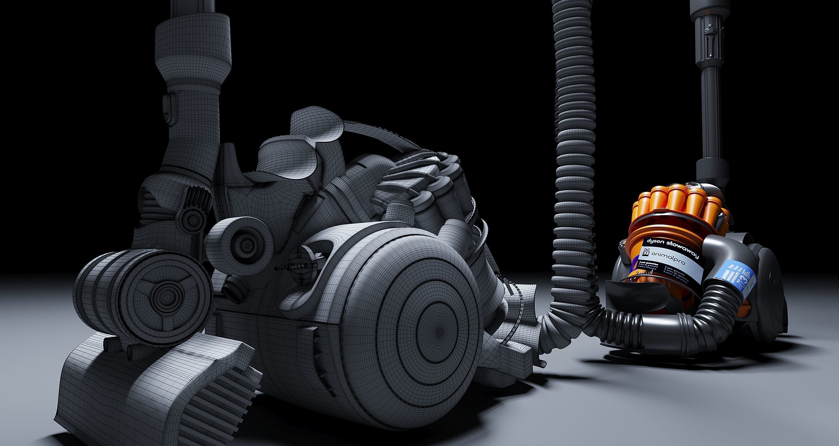 Vacuum Cleaner 3D model_5