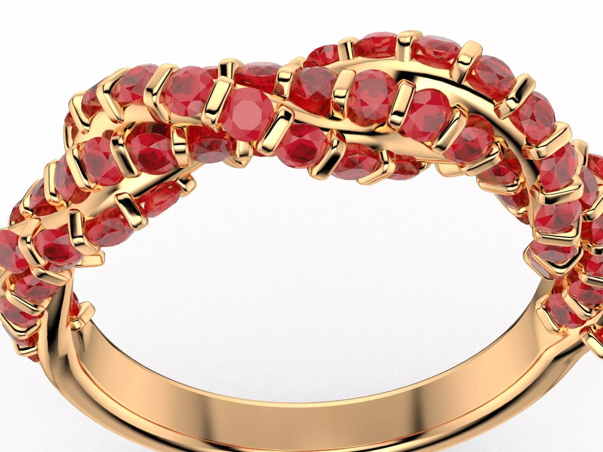 Twisted Diamond Ring 3D print model