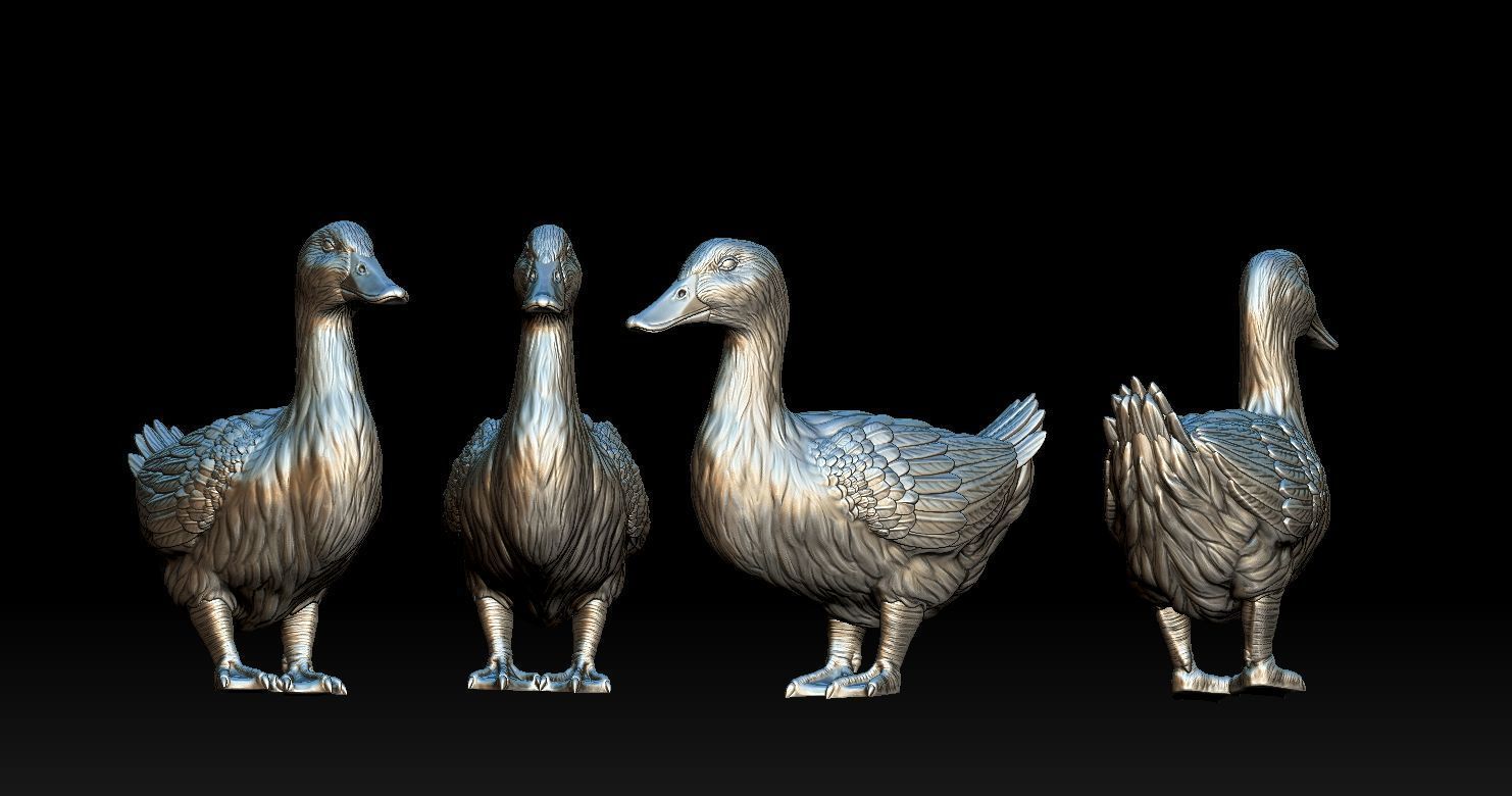 DUCK MODEL 3D PRINT 3D print model_1