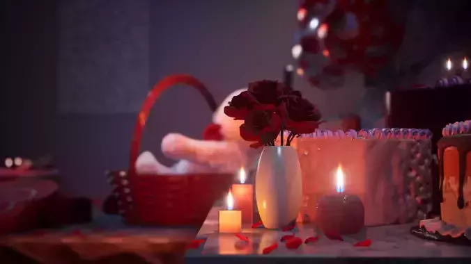 The Intimate Valentine Day 3D Asset Pack