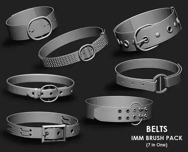 Belts Collection IMM Brush Pack 7 in One vol 1