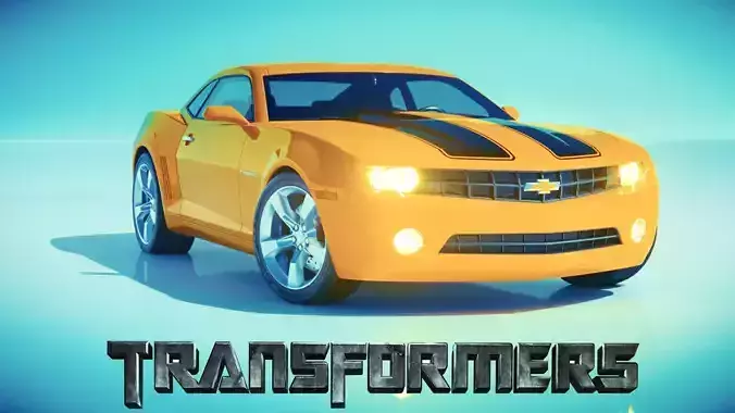 Transformers Bumblebee Camaro 2007 3D model