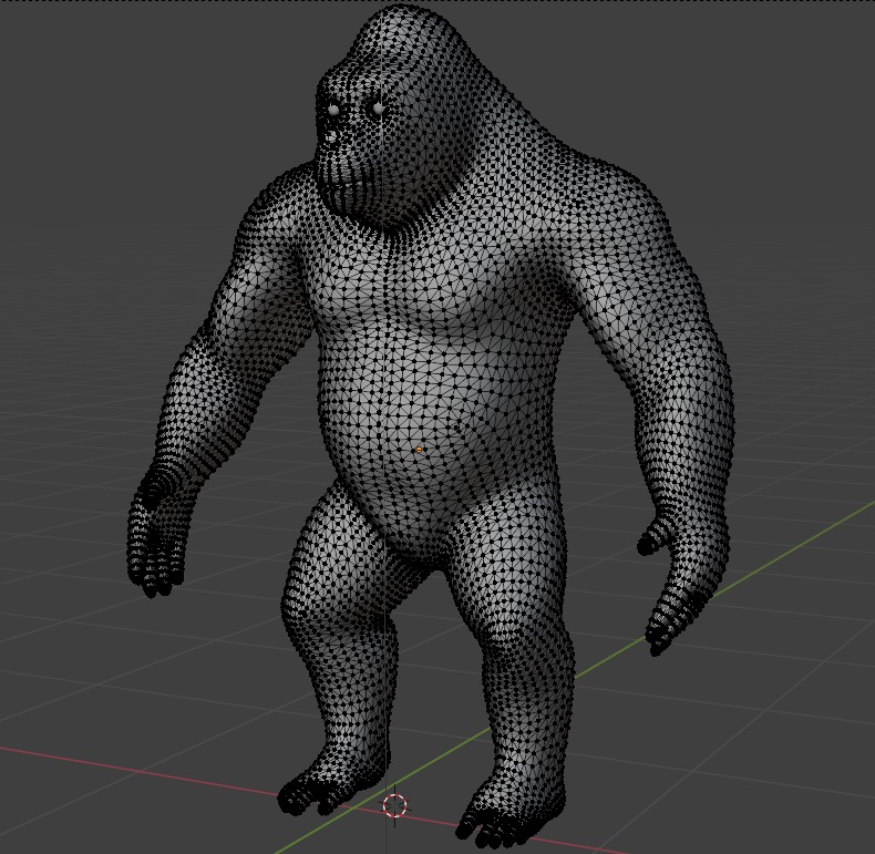 Gorilla 3D model_1