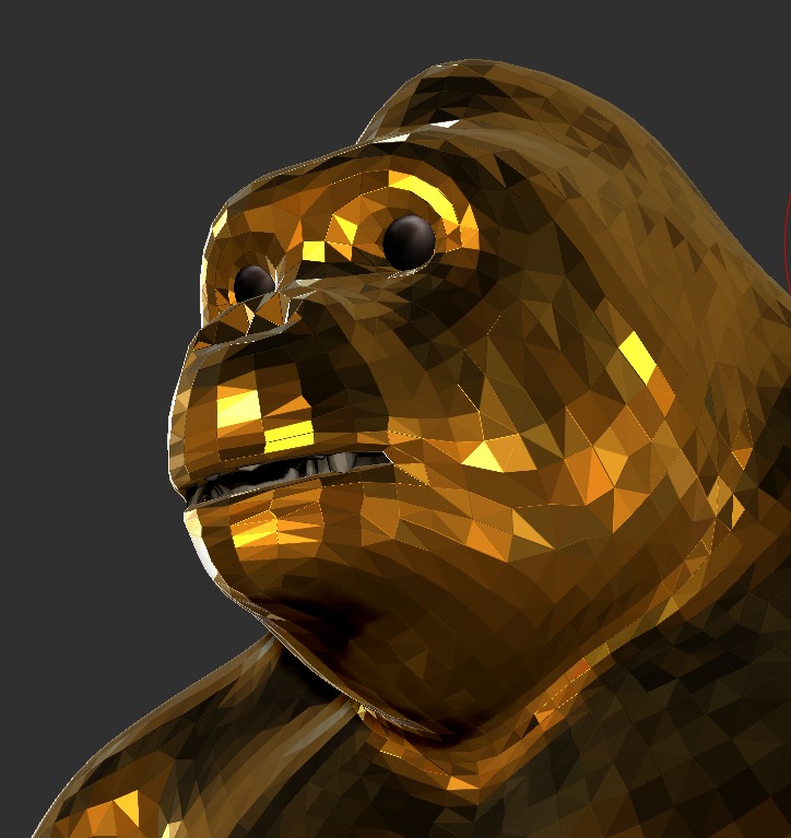 Gorilla 3D model_3