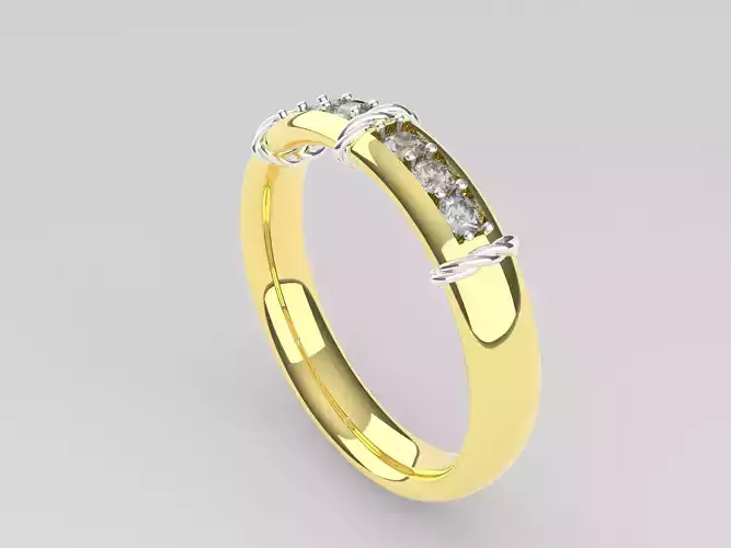 woman ring model 3dm 