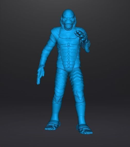 BLACK LAGOON MONSTER MINIATURE MODEL HORROR FANTASY GAMES RPG 3D print model_8