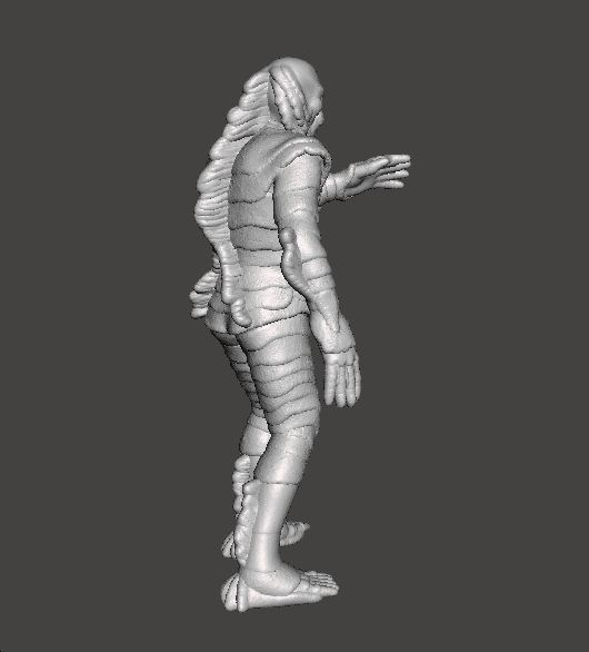 BLACK LAGOON MONSTER MINIATURE MODEL HORROR FANTASY GAMES RPG 3D print model_6