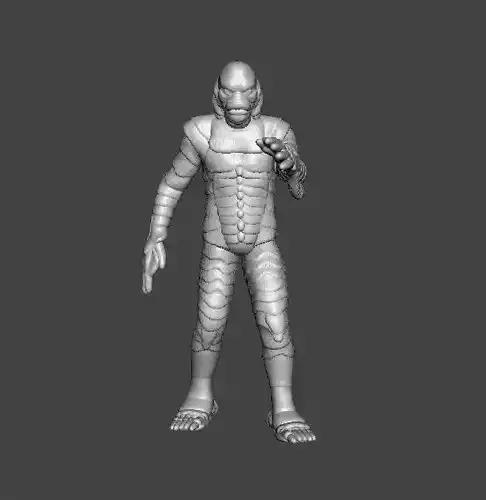 BLACK LAGOON MONSTER MINIATURE MODEL HORROR FANTASY GAMES RPG 3D print model