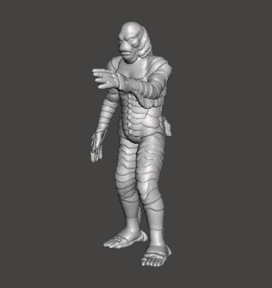 BLACK LAGOON MONSTER MINIATURE MODEL HORROR FANTASY GAMES RPG 3D print model_1