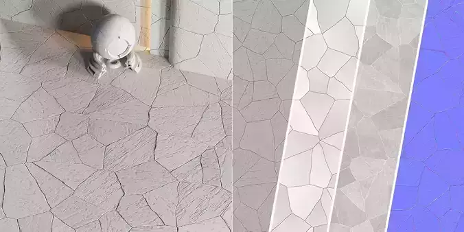 H80 Slate Stone - PBR - 4K - Seamless