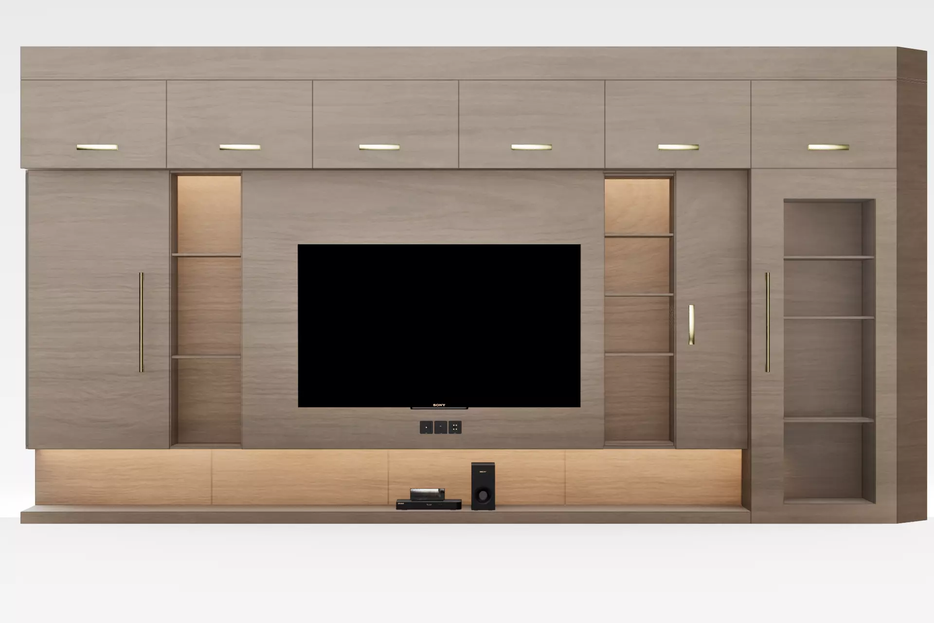TV-unit-1 Free 3D model