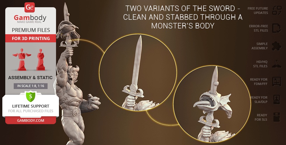 Lion O from Thundercats STL files 3D printing collectibles 3D print model_7