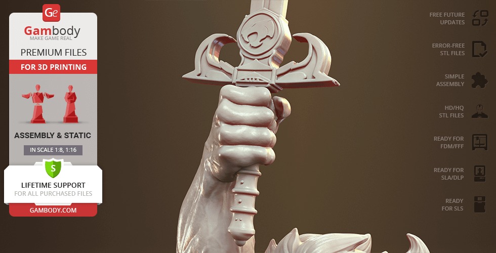 Lion O from Thundercats STL files 3D printing collectibles 3D print model_38