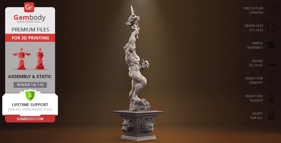 Lion O from Thundercats STL files 3D printing collectibles 3D print model_30