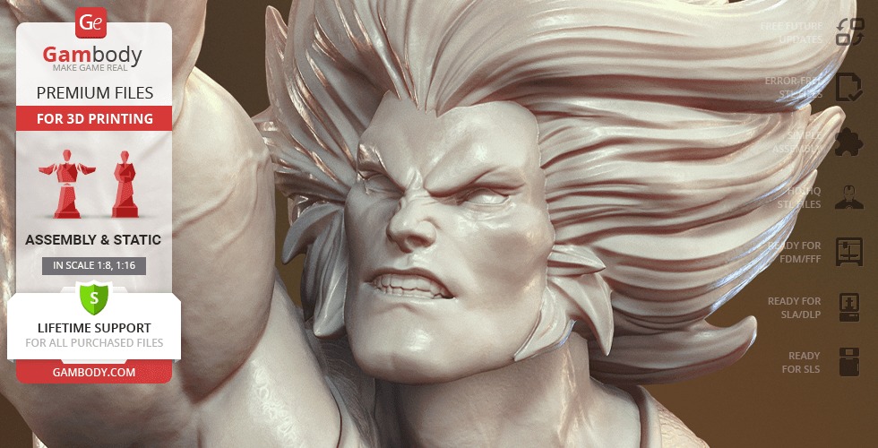 Lion O from Thundercats STL files 3D printing collectibles 3D print model_39