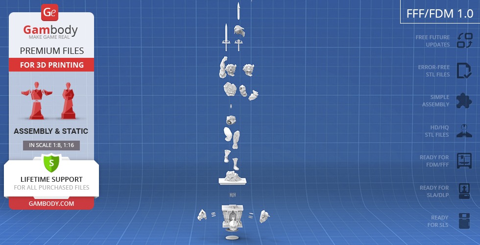 Lion O from Thundercats STL files 3D printing collectibles 3D print model_21