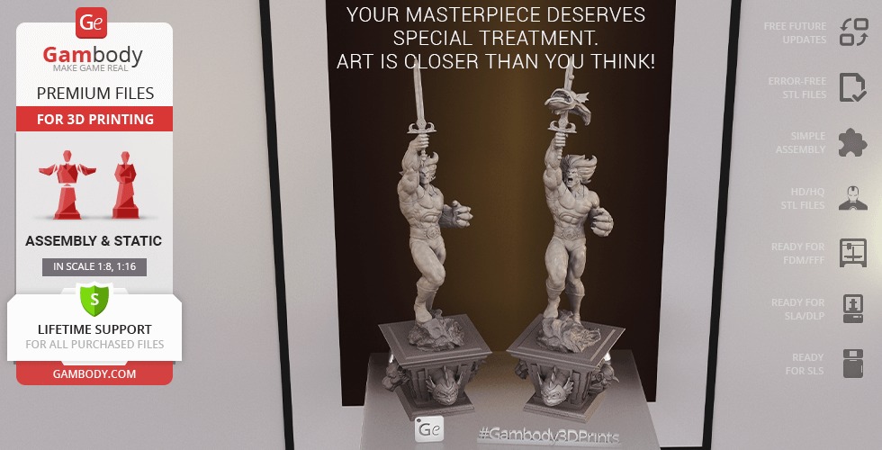 Lion O from Thundercats STL files 3D printing collectibles 3D print model_10