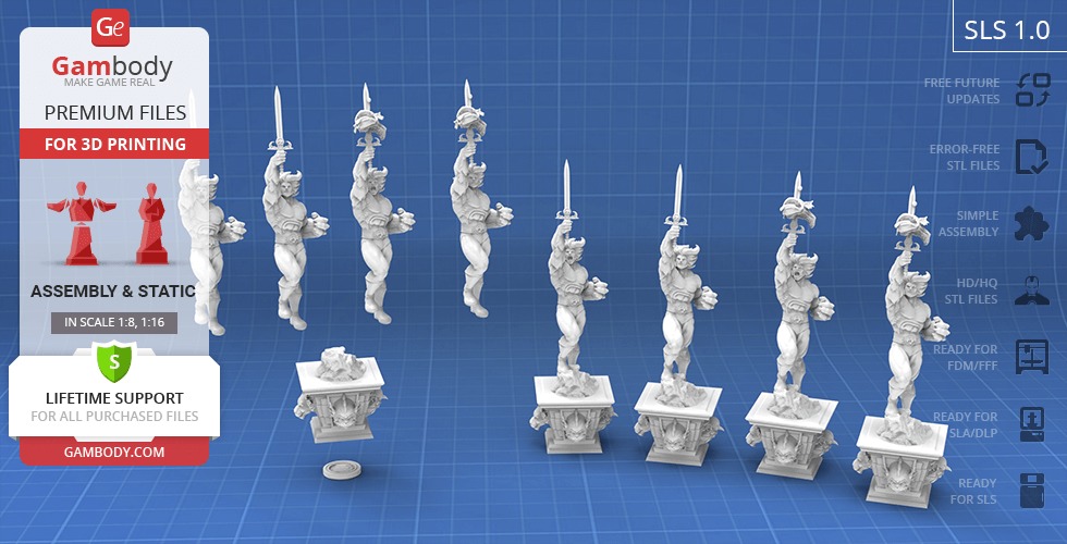 Lion O from Thundercats STL files 3D printing collectibles 3D print model_20