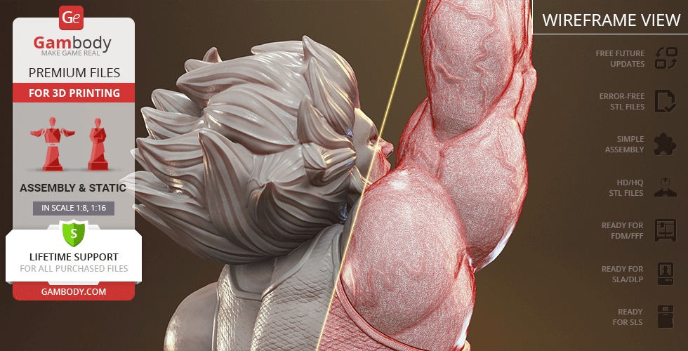 Lion O from Thundercats STL files 3D printing collectibles 3D print model_34