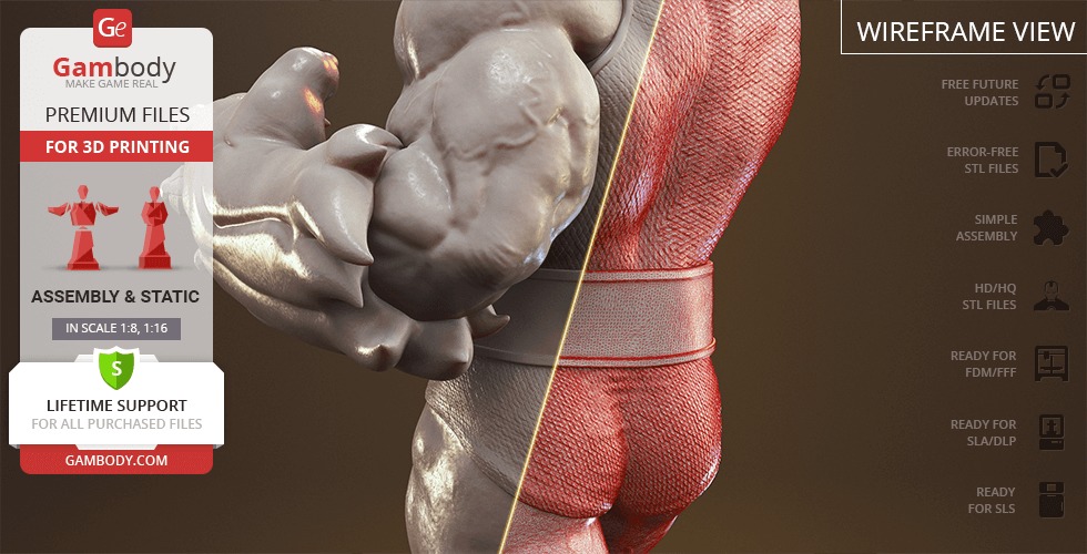 Lion O from Thundercats STL files 3D printing collectibles 3D print model_5