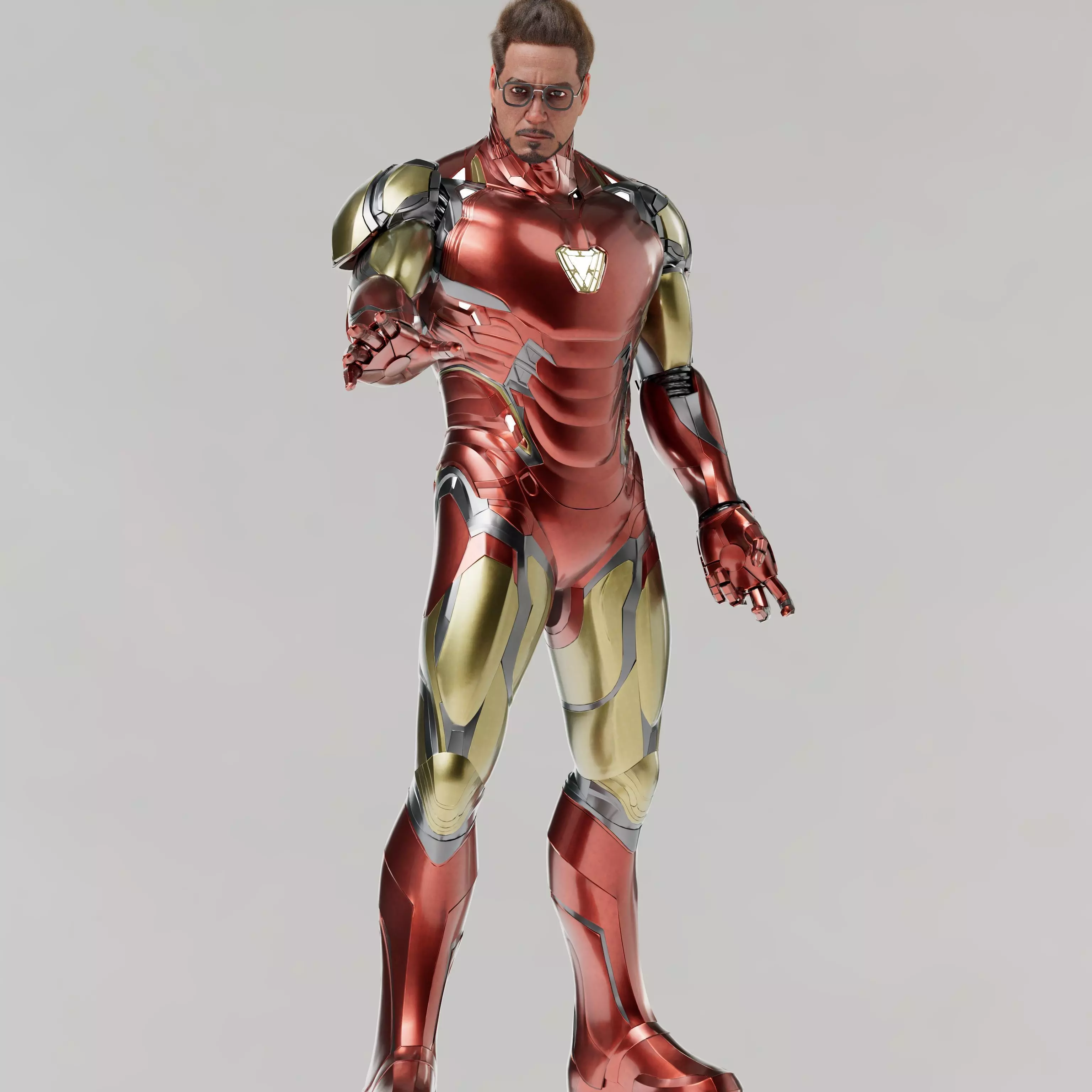 mark85 Low-poly 3D model_0