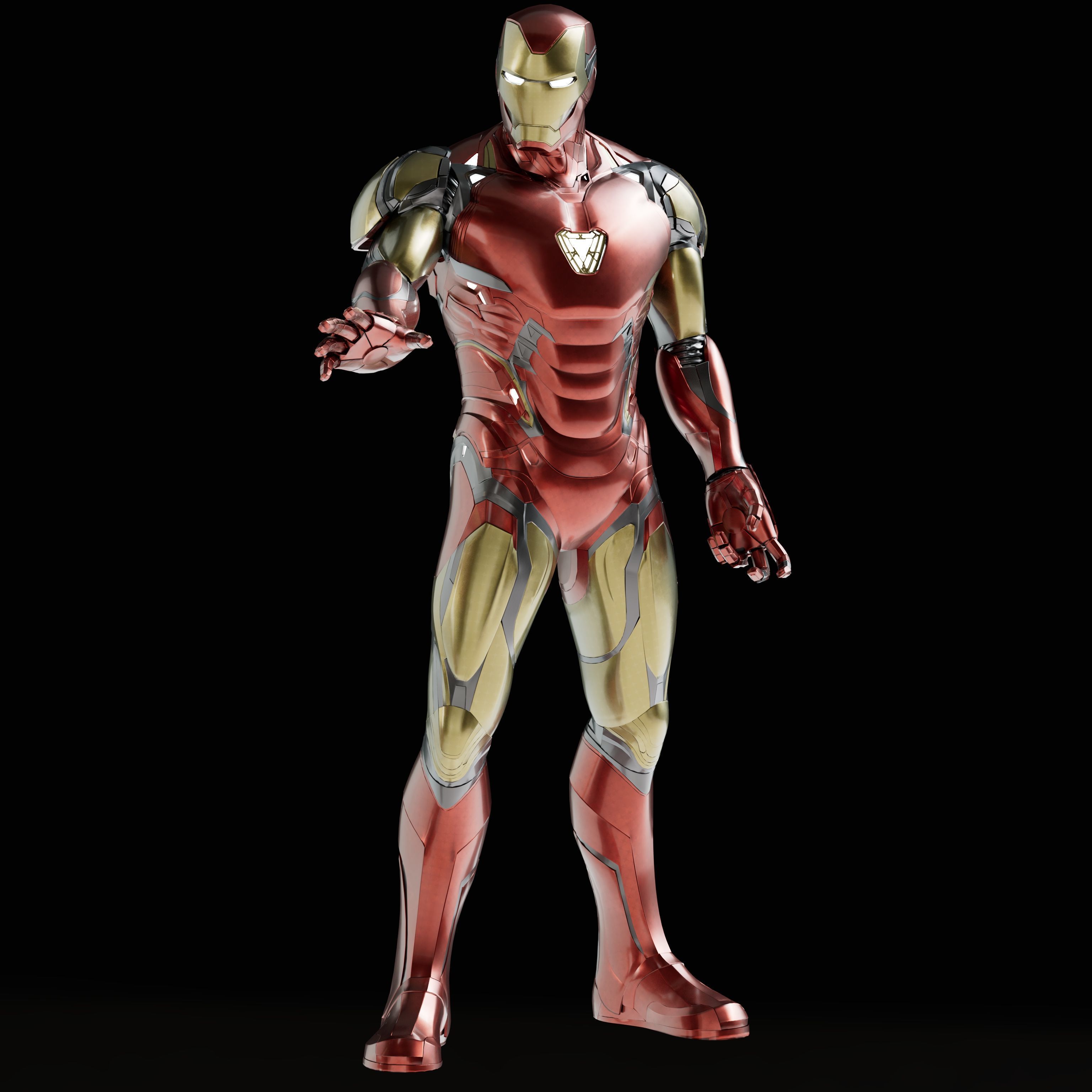 mark85 Low-poly 3D model_4