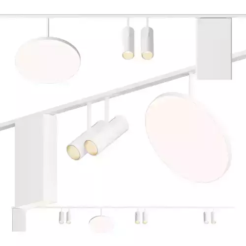 Flos ZERO TRACK Track light 3D model