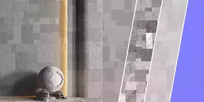 H81 Slate Stone - PBR - 4K - Seamless