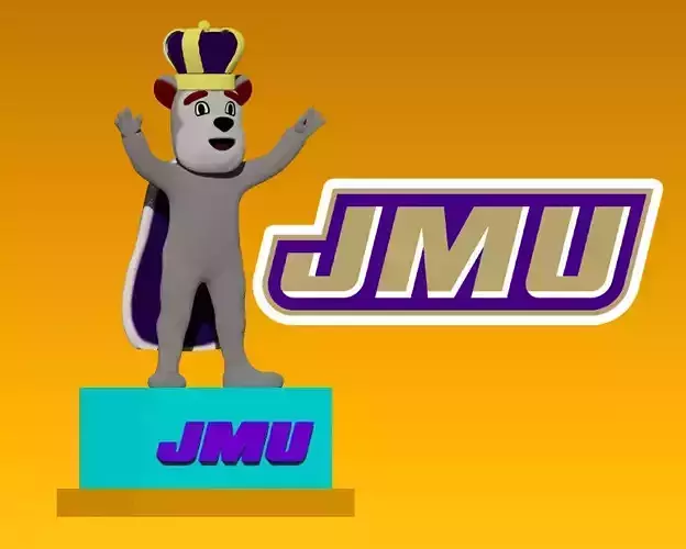NCAA - James Madison Dukes mascot statue - 3d Print 3D print model