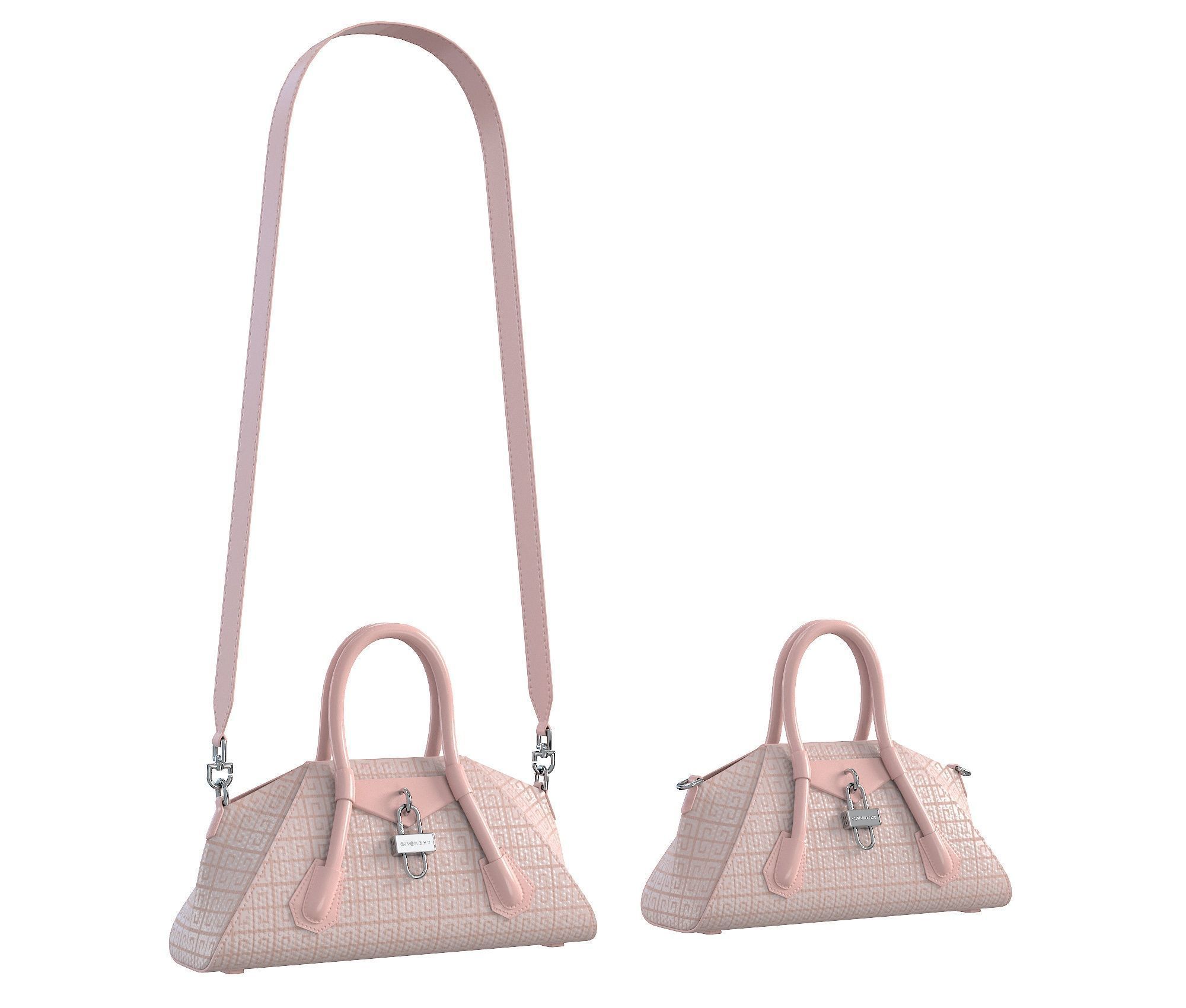 Givenchy Mini Antigona Bag 3D Model Collection_18