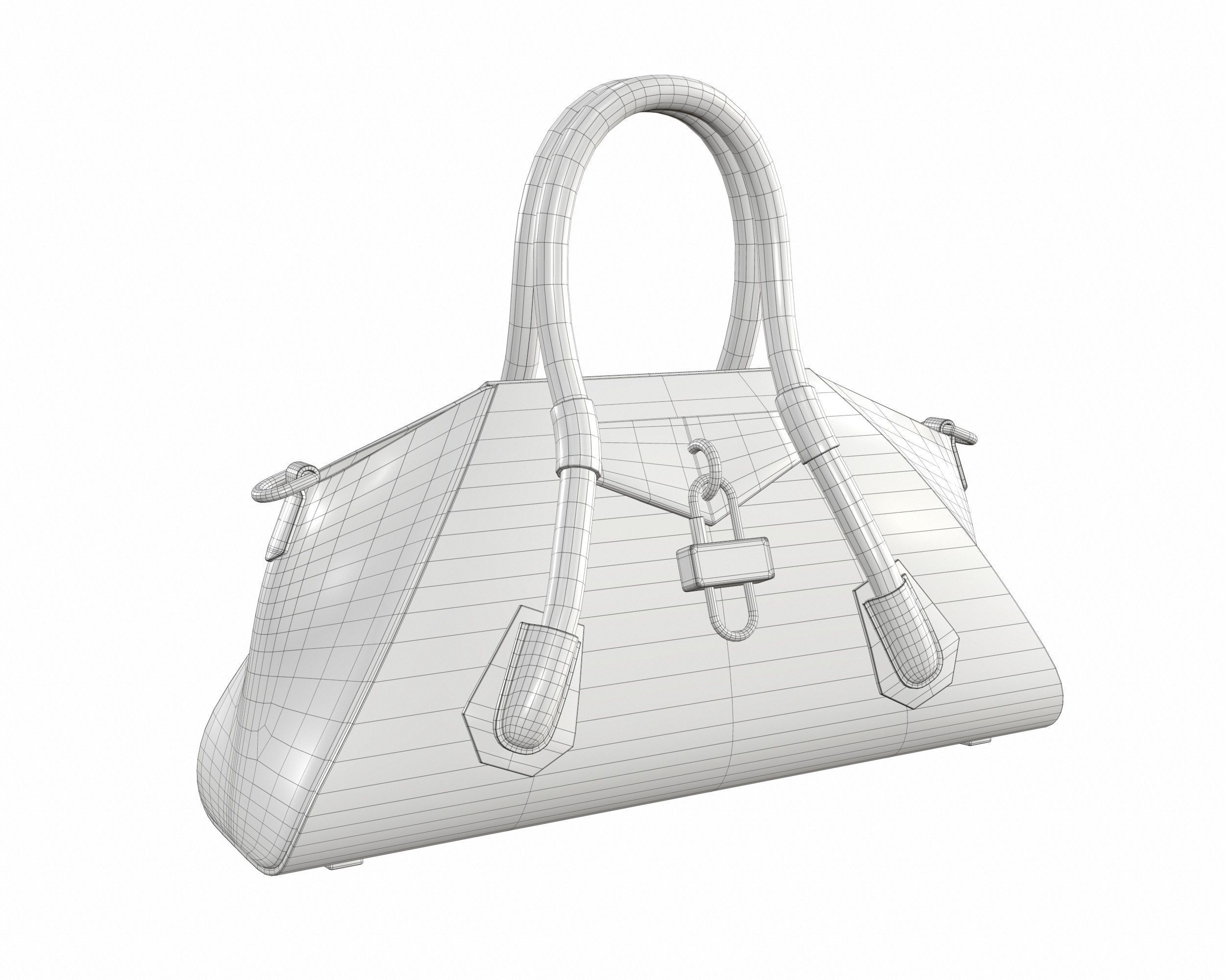 Givenchy Mini Antigona Bag 3D Model Collection_26