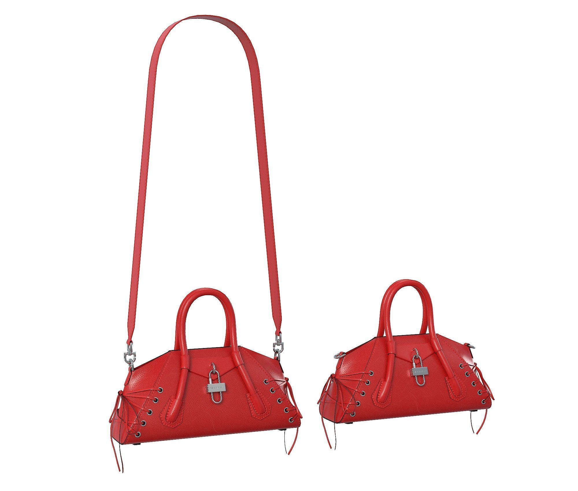 Givenchy Mini Antigona Bag 3D Model Collection_10