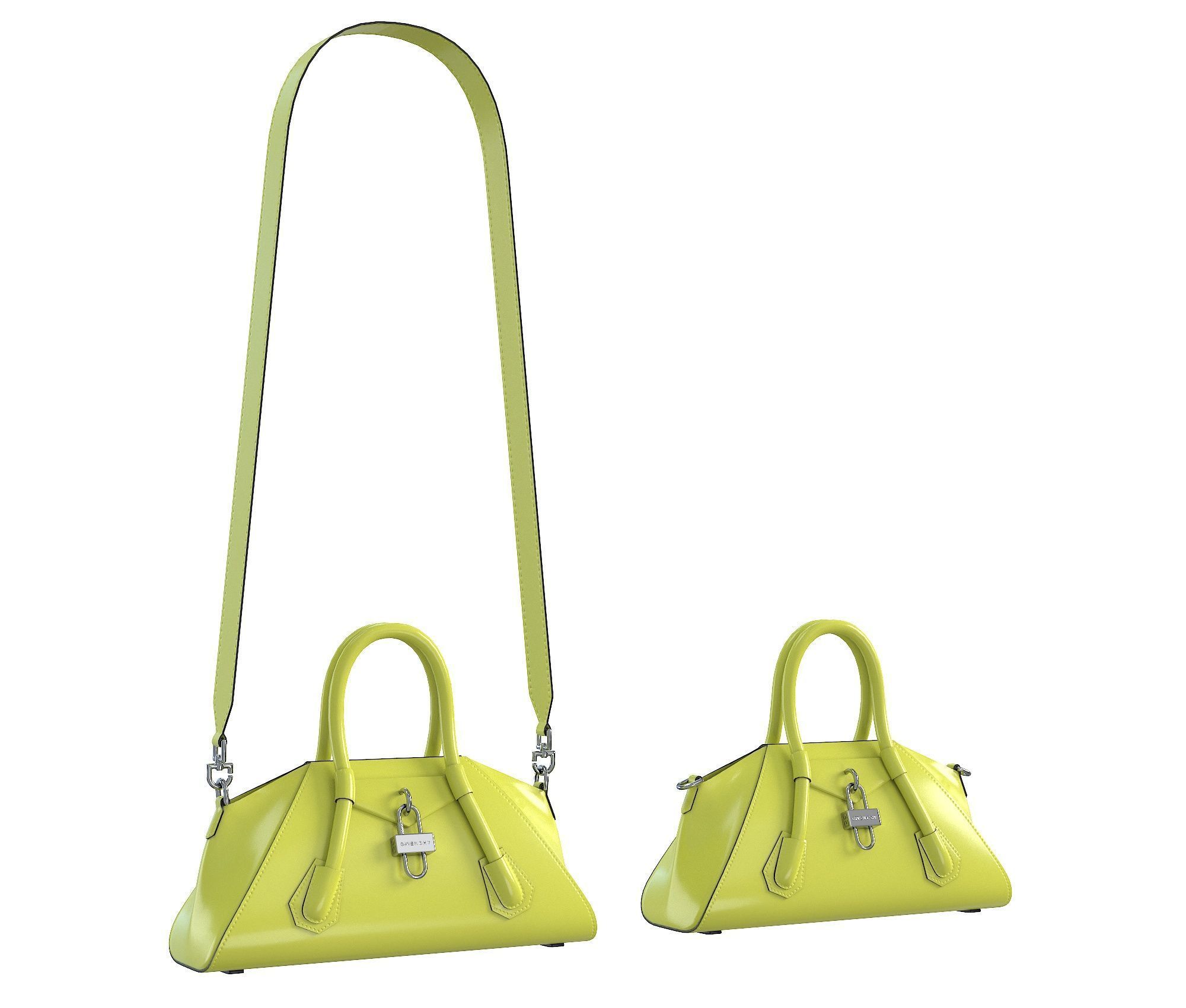Givenchy Mini Antigona Bag 3D Model Collection_21