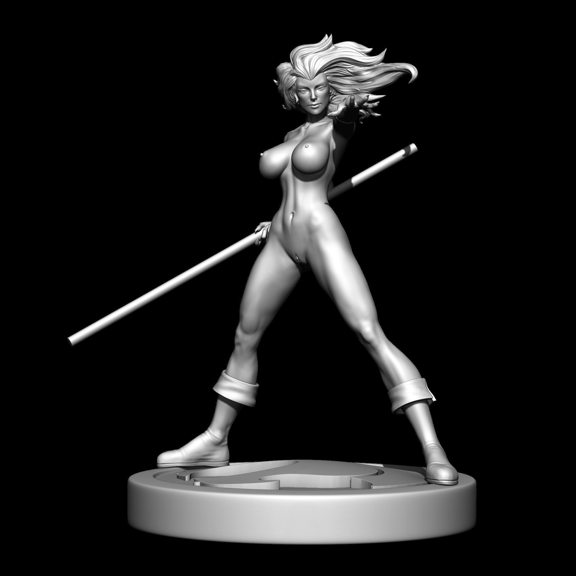 Cheetara from Thundercats STL files 3D printing collectibles 3D print model_12