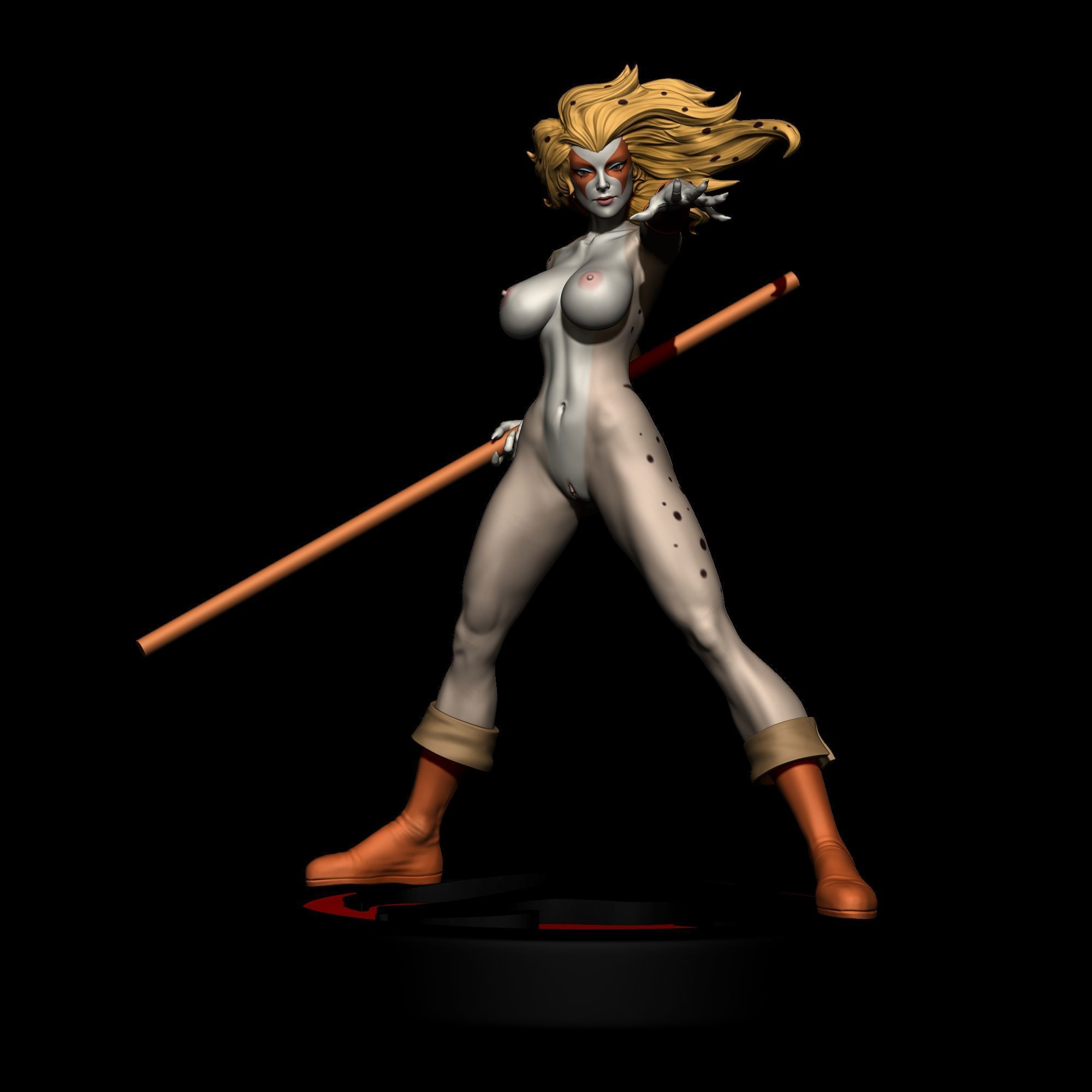 Cheetara from Thundercats STL files 3D printing collectibles 3D print model_22