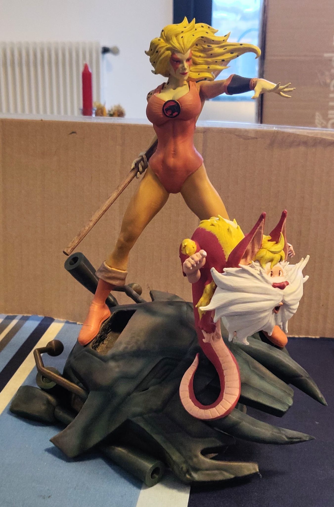 Cheetara from Thundercats STL files 3D printing collectibles 3D print model_4