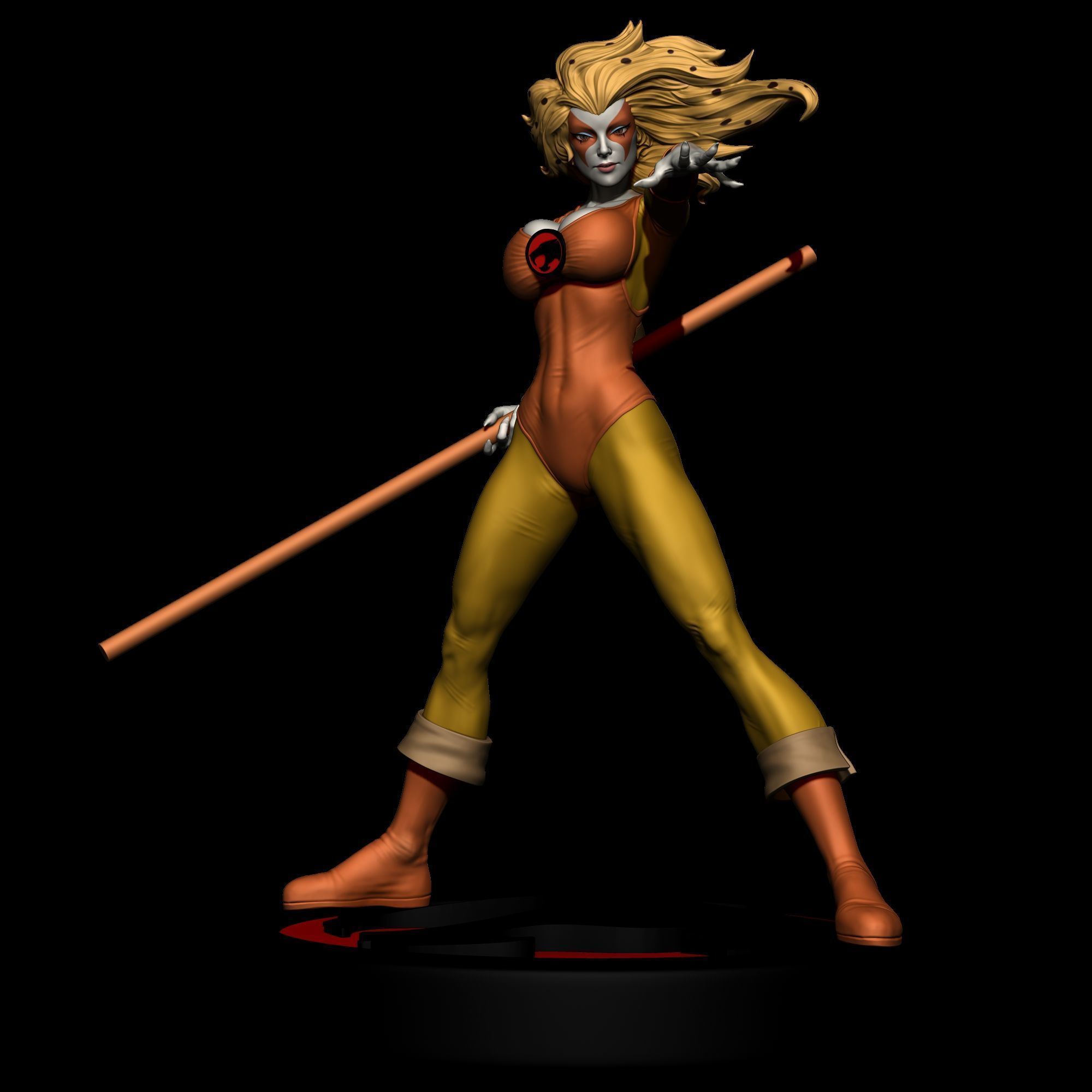 Cheetara from Thundercats STL files 3D printing collectibles 3D print model_9