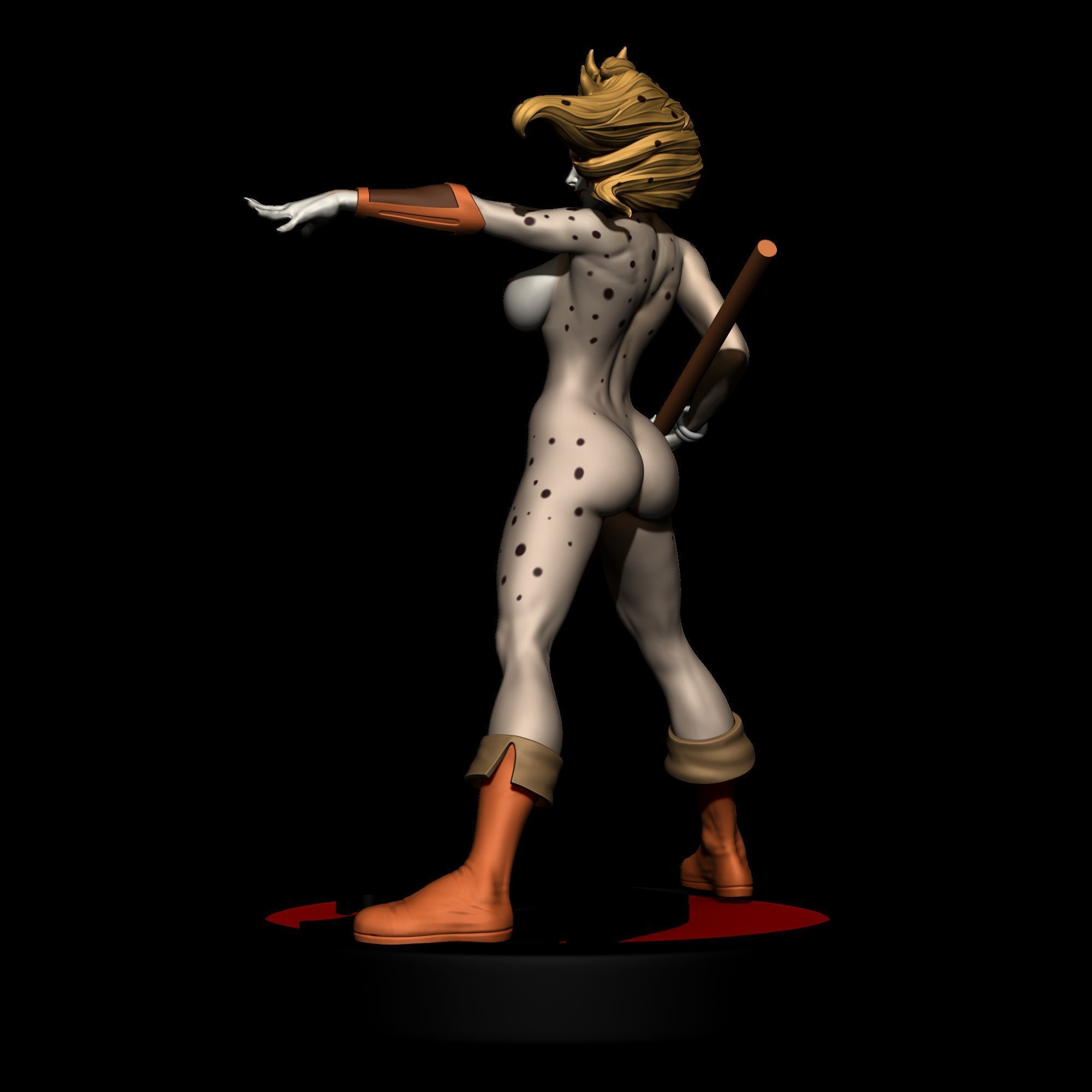 Cheetara from Thundercats STL files 3D printing collectibles 3D print model_23
