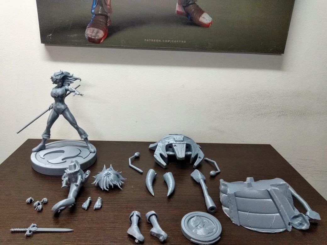 Cheetara from Thundercats STL files 3D printing collectibles 3D print model_20