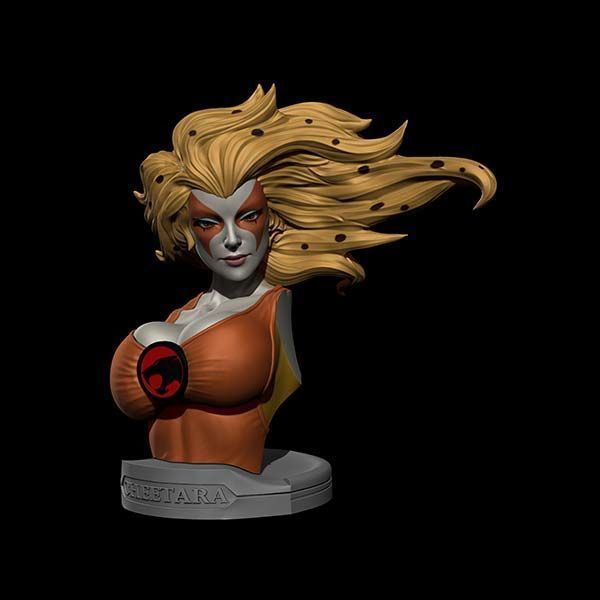 Cheetara from Thundercats STL files 3D printing collectibles 3D print model_16