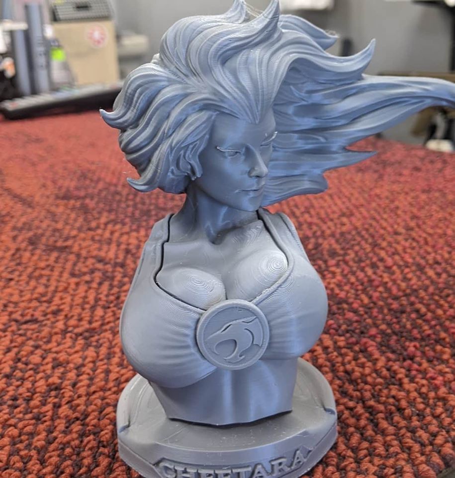 Cheetara from Thundercats STL files 3D printing collectibles 3D print model_17