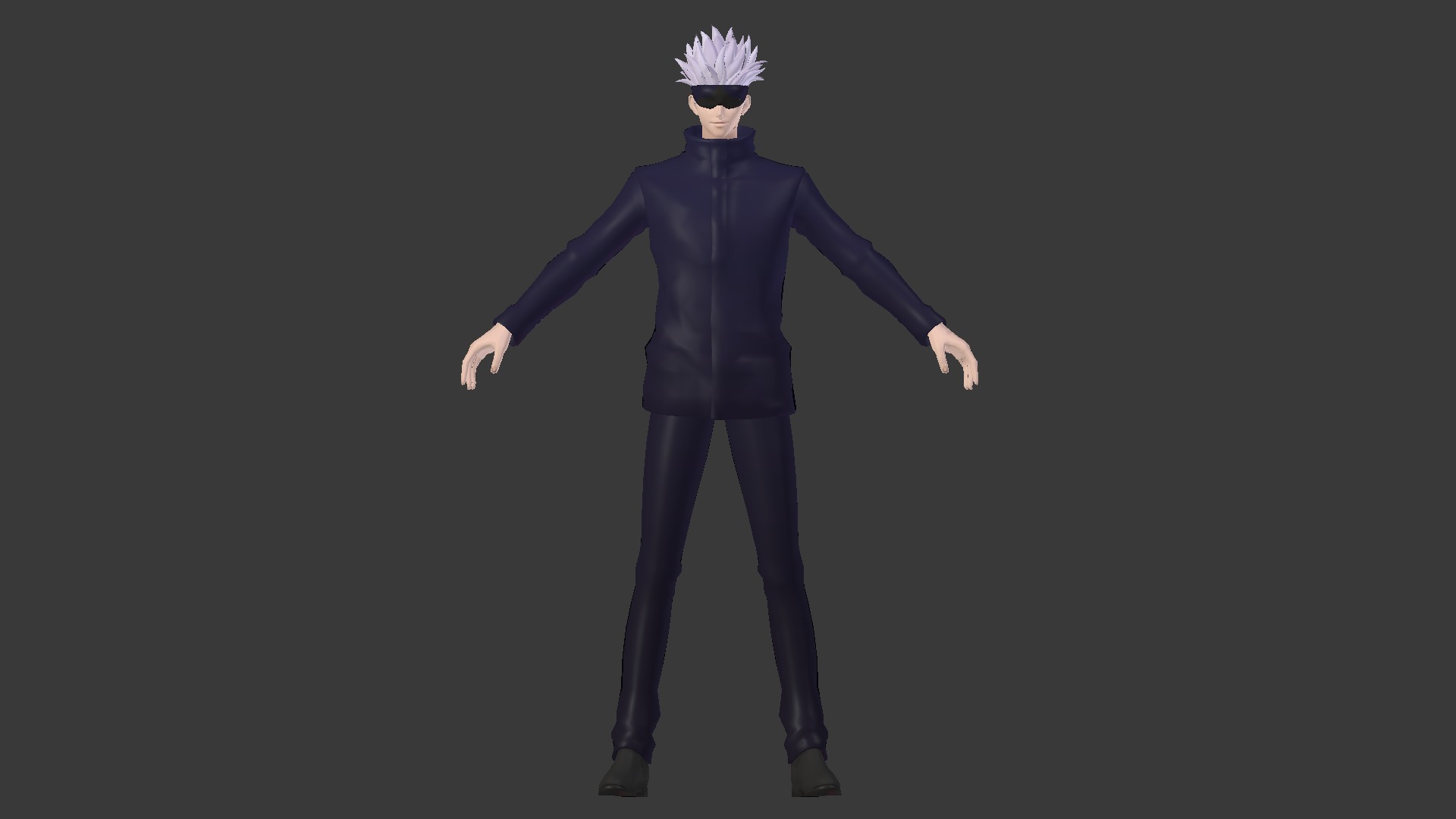 Gojo Characthers -JUJUTSU KAISEN Low-poly 3D model_8