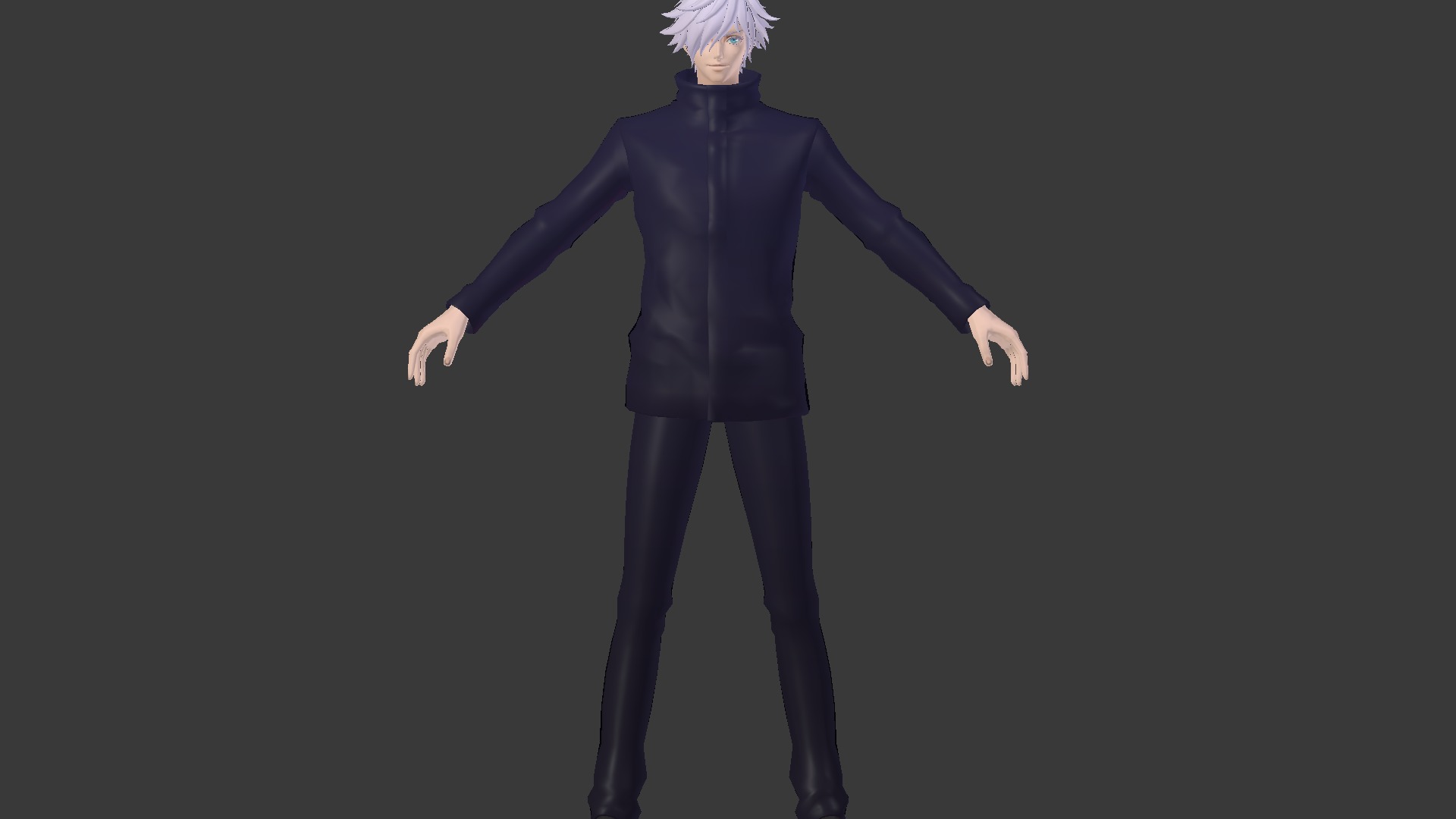 Gojo Characthers -JUJUTSU KAISEN Low-poly 3D model_12